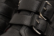 Load image into Gallery viewer, The Harry Black Leather Double Monk  Ankle Women  Boot Final Sale!