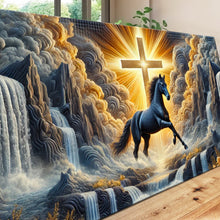 Load image into Gallery viewer, 3D Horse Faith Wall Art III