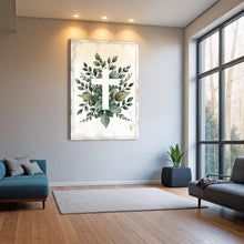 Load image into Gallery viewer, Minimalist Cross Faith Wall Art II