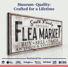 Load image into Gallery viewer, Family Flea Market Sign