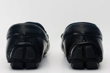 Load image into Gallery viewer, Pavia Black Leather Bit Drive Loafer Men Shoe