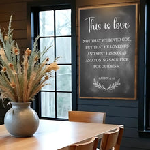Load image into Gallery viewer, This Is Love - 1 John 4:10 Faith Sign