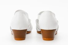 Load image into Gallery viewer, The Atina White Leather Sandal Final Sale!