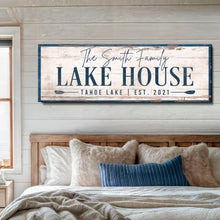 Load image into Gallery viewer, Personalized Lake House Sign V