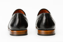 Load image into Gallery viewer, The Meram Black Leather Tassel Slip-On Loafer Men Shoe