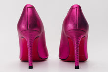 Load image into Gallery viewer, The Maple Fuchsia Leather Pump Fuchsia Sole Women Shoe