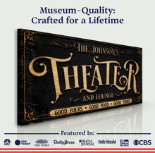 Load image into Gallery viewer, Personalized Theater Sign III