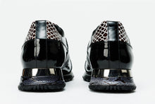 Load image into Gallery viewer, The Milano Snk Black &amp; White Leather Men Sneaker