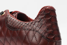 Load image into Gallery viewer, The Adler Burgundy Snk Leather Men Sneaker Limited Edition