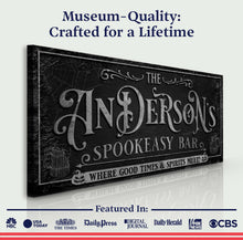 Load image into Gallery viewer, Personalized Spookeasy Bar Sign