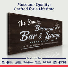 Load image into Gallery viewer, Basement Bar And Lounge Sign IV