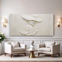 Load image into Gallery viewer, 3D Minimalist Female Portrait Wall Art