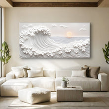 Load image into Gallery viewer, Ocean Waves Abstract Wall Art