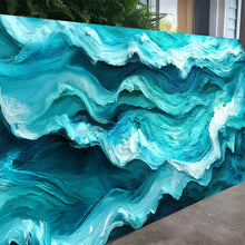 Load image into Gallery viewer, Blue Ocean Coastal Wall Art III