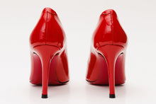 Load image into Gallery viewer, The Ege Red Leather Pump Fuchsia Sole Women Shoe