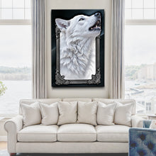 Load image into Gallery viewer, 3D Wolf Wall Art III