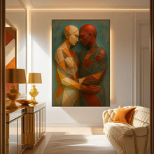 Load image into Gallery viewer, Embrace of Geometry Abstract Wall Art III