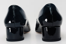 Load image into Gallery viewer, The Danish Black Patent Leather Block Heel Pump Women Shoe