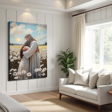 Load image into Gallery viewer, Jesus Hugging Woman Faith Wall Art