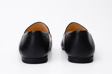 Load image into Gallery viewer, Luanda Black Leather Women Flat Shoe