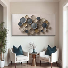 Load image into Gallery viewer, Lotus Leaf Abstract Wall Art IV