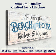 Load image into Gallery viewer, Beach House Sign IV
