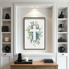 Load image into Gallery viewer, Evergreen Cross Faith Wall Art