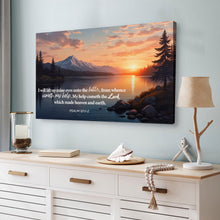 Load image into Gallery viewer, Psalm 121:1-2 - A Song Of Ascents Faith Wall Sign
