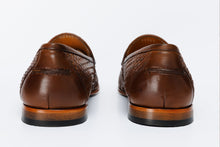 Load image into Gallery viewer, The Mclean Shoe Tan Woven Tassel Loafer Men  Shoe