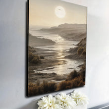 Load image into Gallery viewer, Misty Shores Coastal Impasto Wall Art