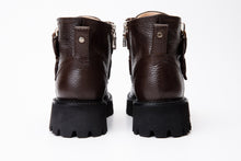 Load image into Gallery viewer, The Harry Brown Leather Double Monk Ankle Women Boot Final Sale!