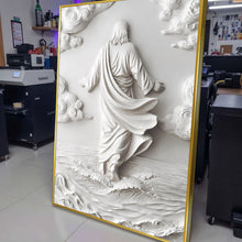 Load image into Gallery viewer, 3D Minimalist Jesus Walking on Water Wall Art