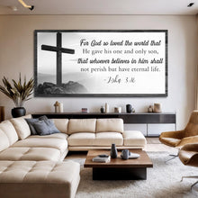 Load image into Gallery viewer, John 3:16: For God So Loved The World Faith Sign V