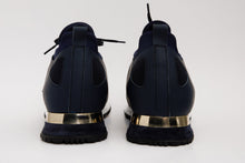 Load image into Gallery viewer, The Emir Navy Leather Men Sneaker
