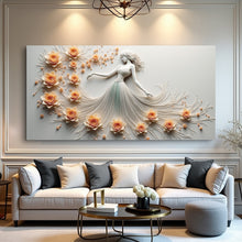 Load image into Gallery viewer, Modern Minimalist Woman Dance Wall Art