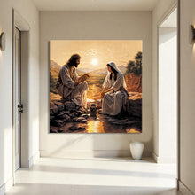 Load image into Gallery viewer, Samaritan at the Well Faith Wall Art III