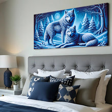 Load image into Gallery viewer, 3D Wolves Wall Art II