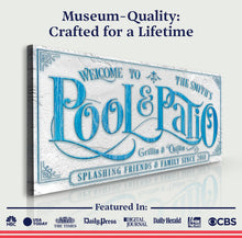Load image into Gallery viewer, Personalized Swimming Pool Sign