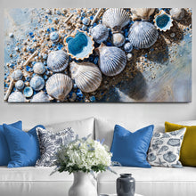Load image into Gallery viewer, Sea Shells Modern Coastal Wall Art II
