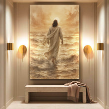 Load image into Gallery viewer, Jesus Christ Walking On Water Faith Wall Art VI