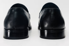 Load image into Gallery viewer, The Marinka Black Leather Shoe Penny Loafer Men  Shoe