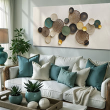 Load image into Gallery viewer, Lotus Leaf Abstract Wall Art II