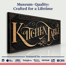 Load image into Gallery viewer, Kitchen Table Sign