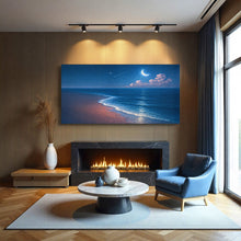 Load image into Gallery viewer, Beach Shoreline Coastal Wall Art V