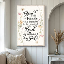 Load image into Gallery viewer, Blessed Is The Family Faith Sign