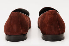 Load image into Gallery viewer, The Lazio Shoe Burgundy Suede Slip-on  Loafer Men Shoe