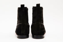 Load image into Gallery viewer, The Baron Black Suede Bit Zip-Up Dress Men Boot Final Sale!