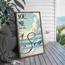Load image into Gallery viewer, You Me and the Sea Coastal Sign III
