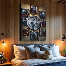 Load image into Gallery viewer, 3D Wolf Collage Wall Art