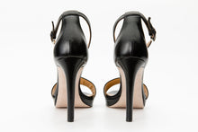 Load image into Gallery viewer, The Aksu Black Leather Ankle Strap Women Sandal Final Sale!